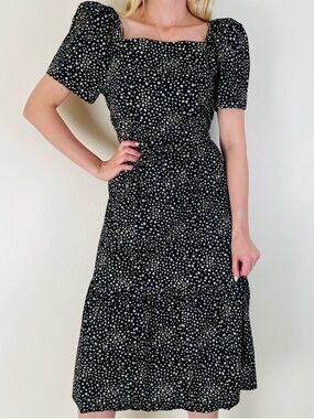 Levi’s Bailey Midi Scattered Floral Print Dress Women’s Large